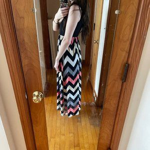 Patterned Maxi Dress